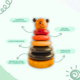 Channapatna Size Stacker - SmartBee Toys