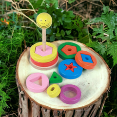 Advanced Shape Stacker - SmartBee Toys