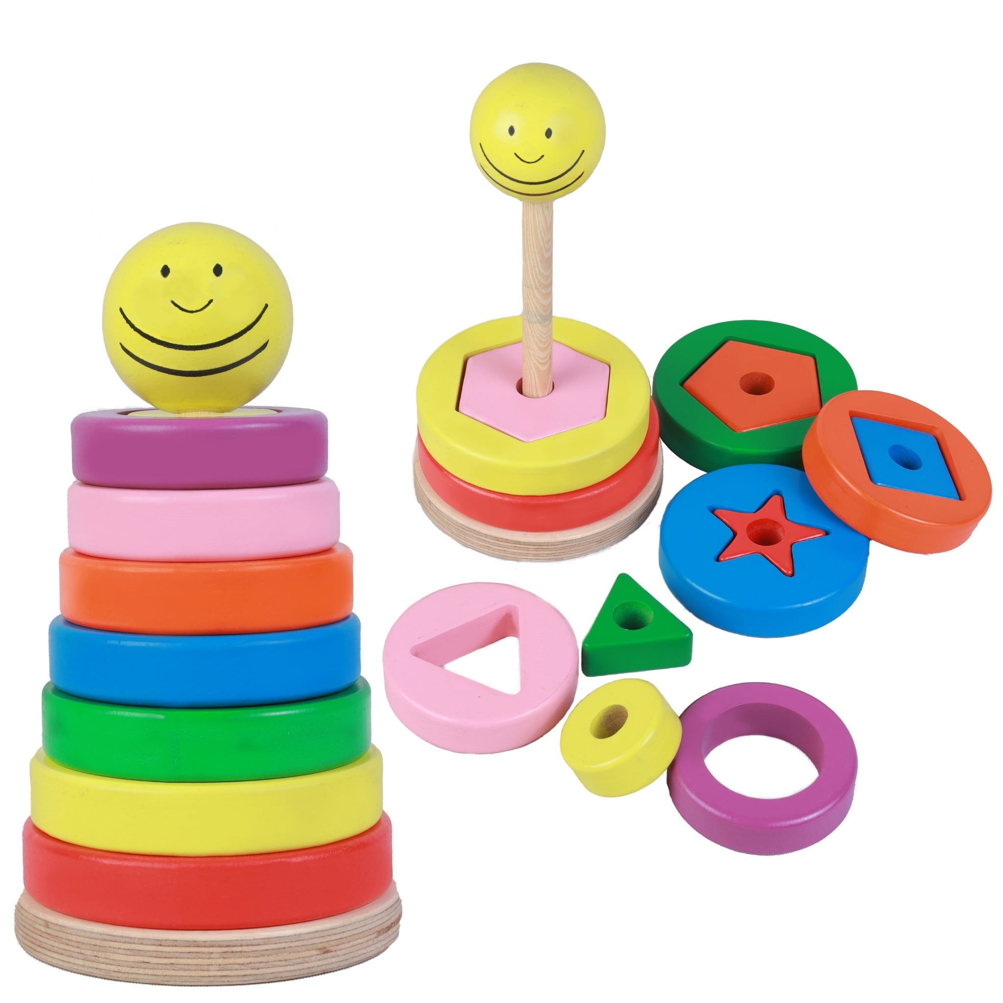 Advanced Shape Stacker - SmartBee Toys