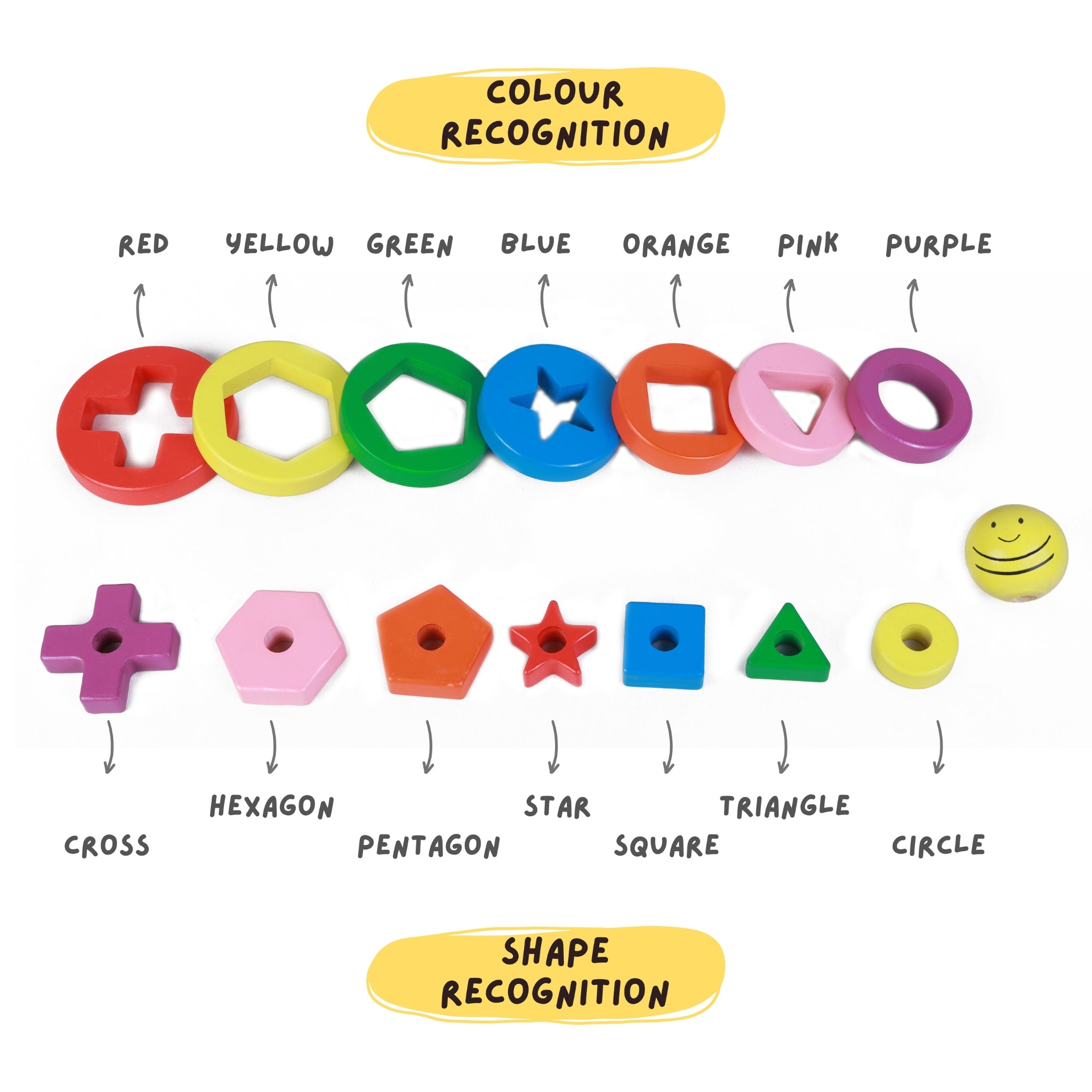 Advanced Shape Stacker - SmartBee Toys