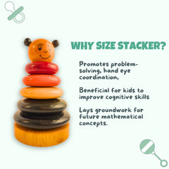 Channapatna Size Stacker - SmartBee Toys